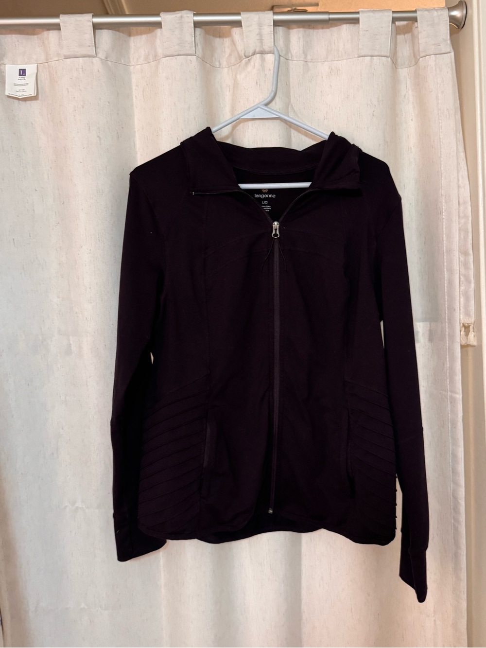Tangerine Dark Purple Full-Zip athletic jacket
